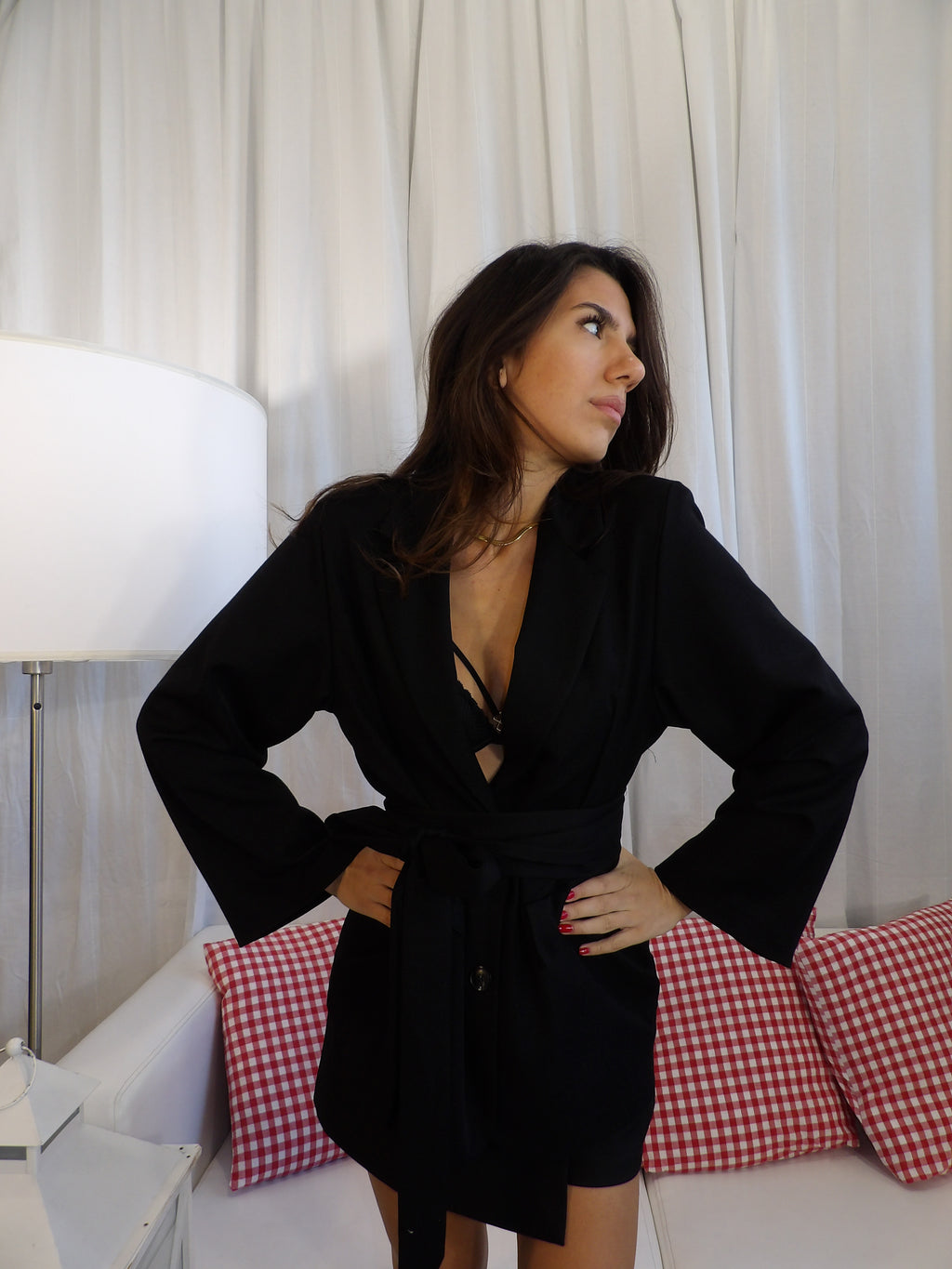 BLAZER LILIAC con cintura