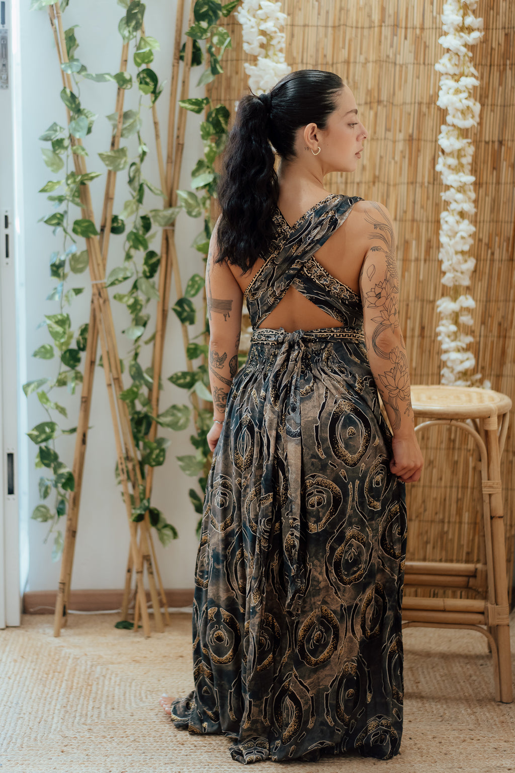 DRESS SANTORINI- fantasia HAVANA