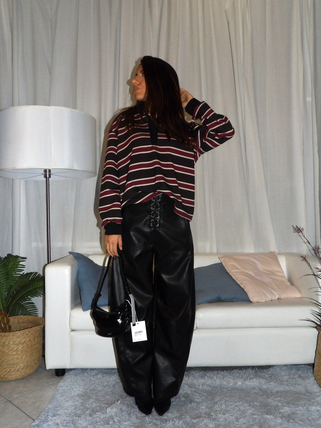 PANTALONE LIBRA in ECOPELLE