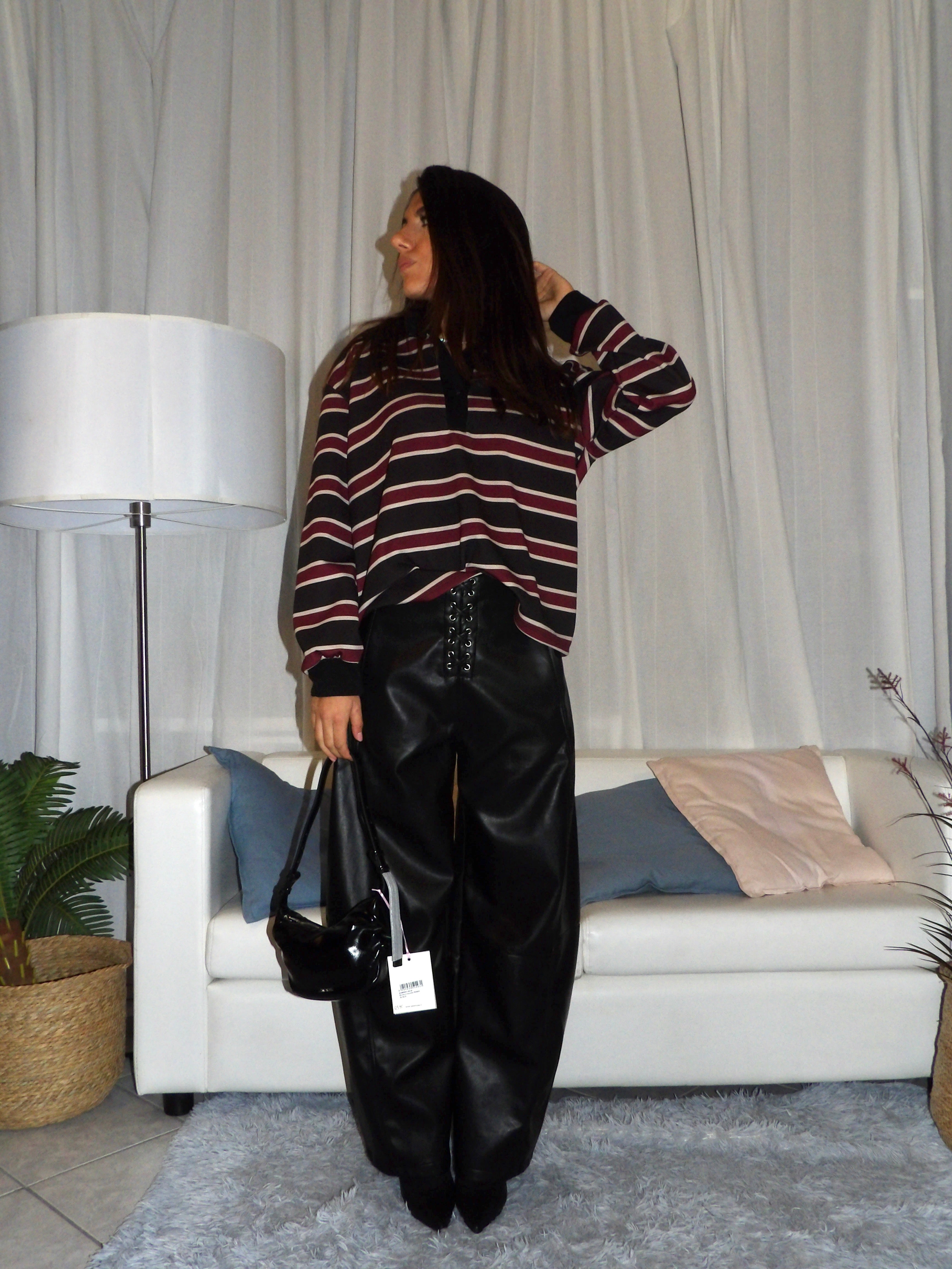 PANTALONE LIBRA in ECOPELLE